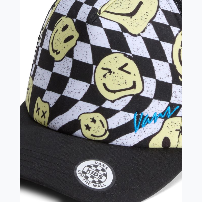 Cappellino con visiera per bambini Vans Twisted Vans Trucker black 3