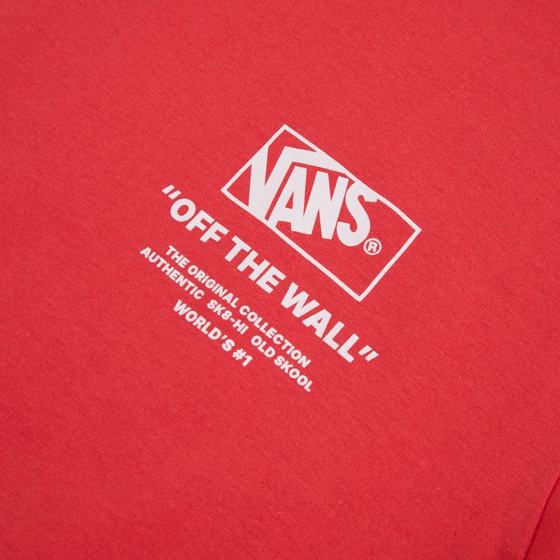 T-shirt uomo Vans Stacked Hi Tee crimson haze 3
