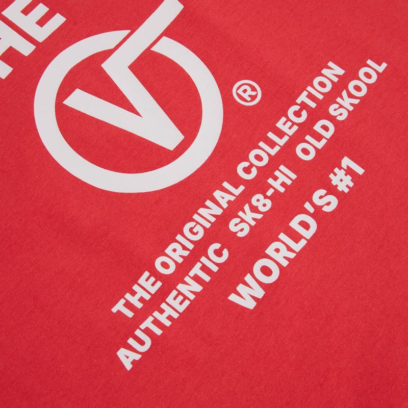 T-shirt uomo Vans Stacked Hi Tee crimson haze 4