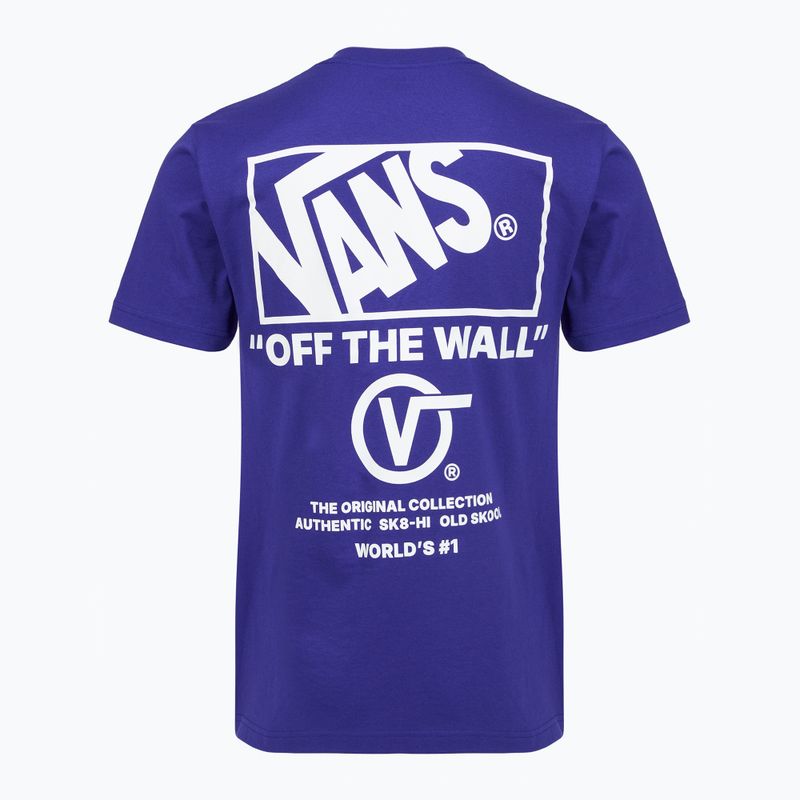 Maglietta da uomo Vans Stacked Hi Tee royal cobalt 2