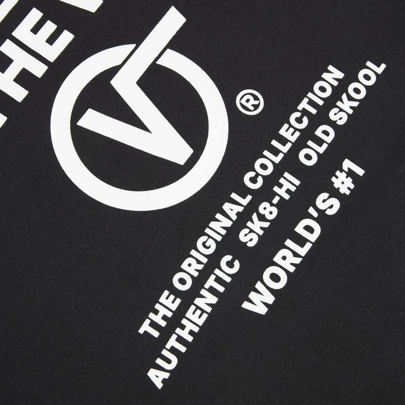 Maglietta da uomo Vans Stacked Hi Tee black/white 4