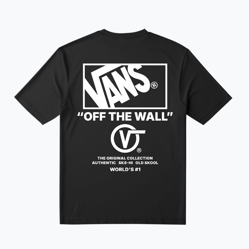 Maglietta da uomo Vans Stacked Hi Tee black/white 2