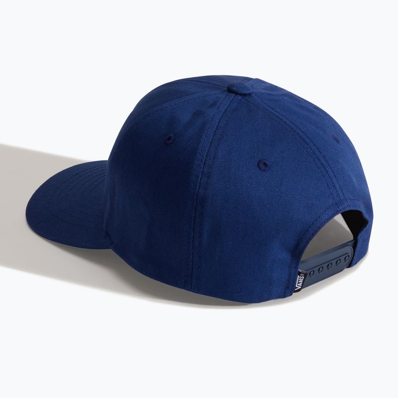 Berretto con visiera per bambini Vans Drop V Logo Snapback deep indigo 2
