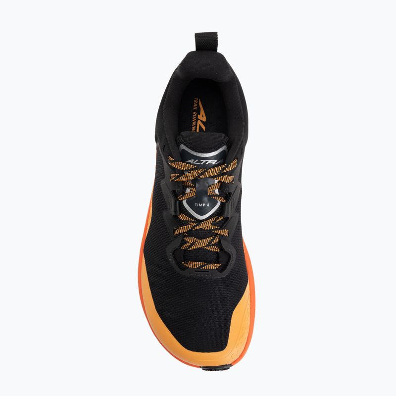 Scarpe da running uomo Altra Timp 6 black/orange 5