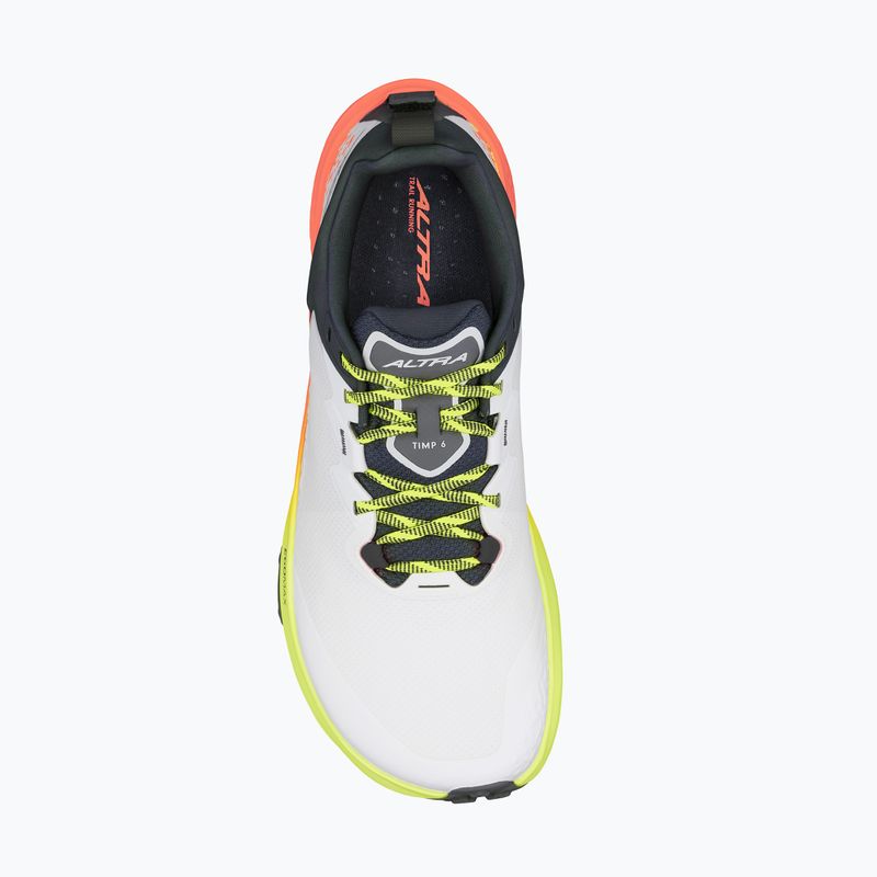 Scarpe da running uomo Altra Timp 6 white/lime 5