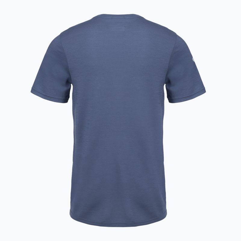 Maglietta da uomo Smartwool Lunar Bear Active SS Graphic Tee nightfall blue 2