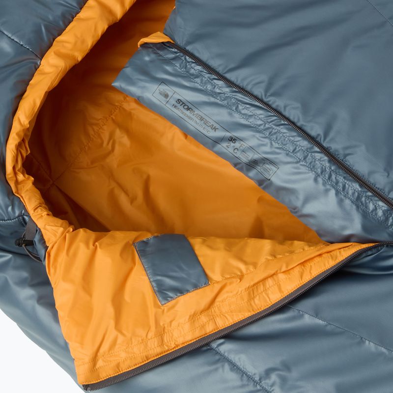 Sacco a pelo The North Face Stormbreak 35F Long granite grey/dust orange 4
