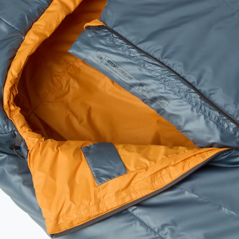 Sacco a pelo The North Face Stormbreak 35F Regular granite grey/dust orange 4