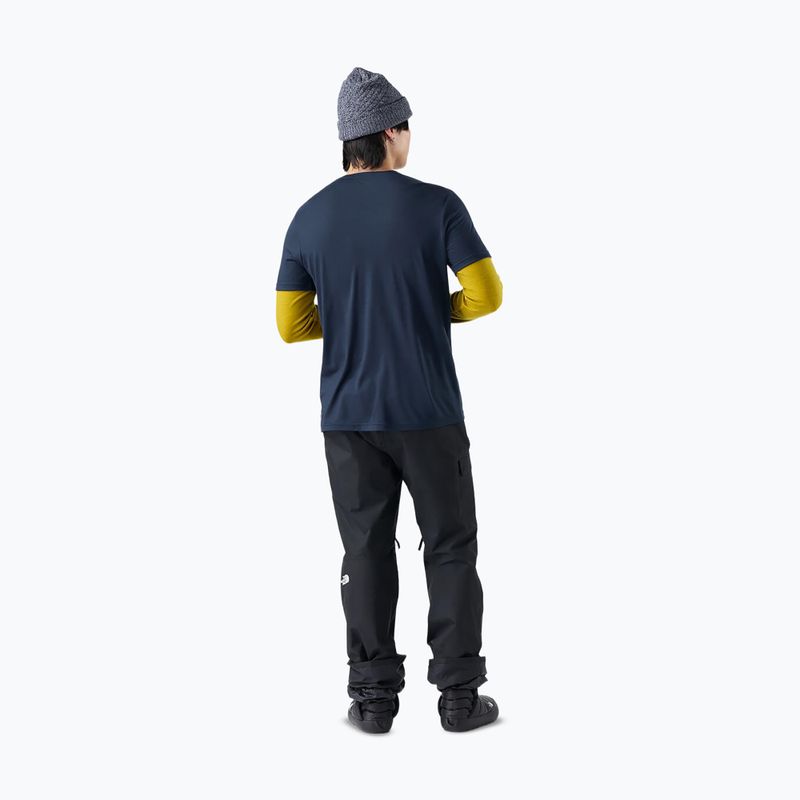 T-shirt da uomo Smartwool Alpine Trace Active Graphic Tee SS deep navy 2