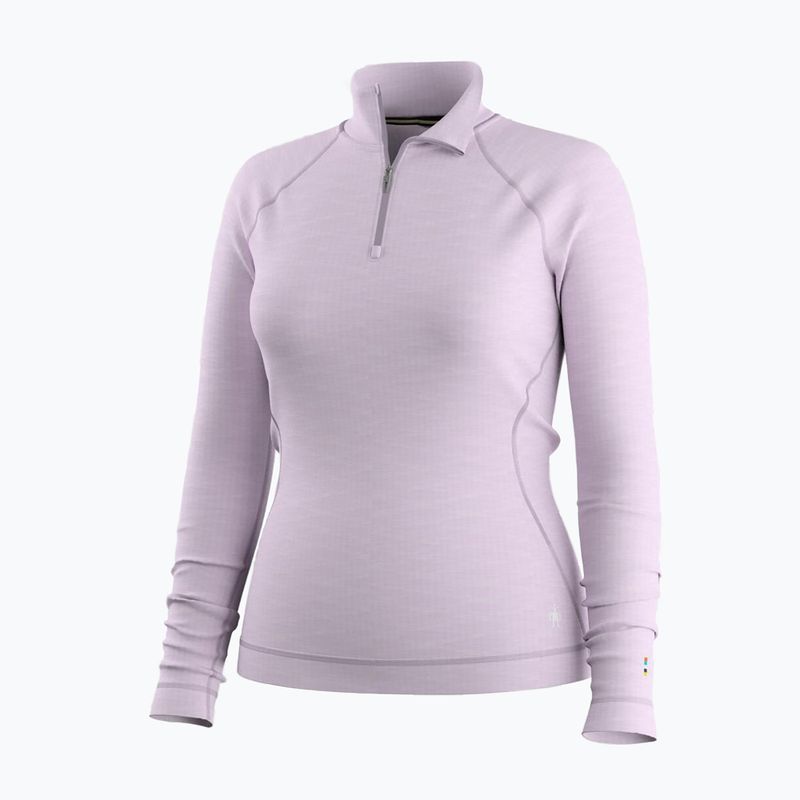 Felpa termica donna Smartwool Classic Thermal Merino Base Layer 1/4 Zip Boxed lavender sky heather 3