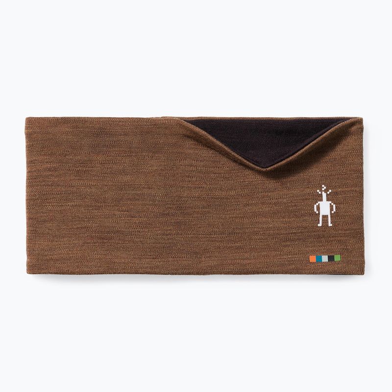 Fascia per la testa Smartwool Thermal Merino Reversible mocha heather