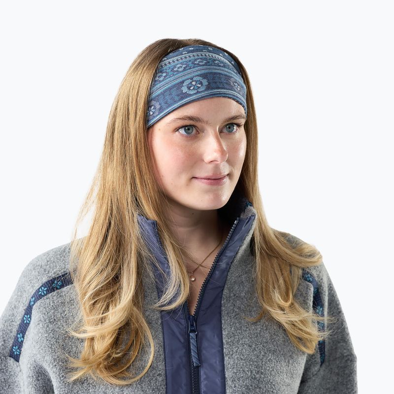 Fascia per la testa Smartwool Thermal Merino Reversible nightfall fair isle fun 3