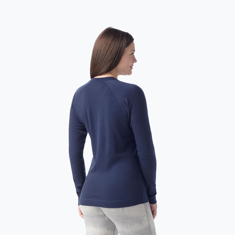 Felpa termica donna Smartwool Merino 250 Baselayer Crew Boxed deep navy 2
