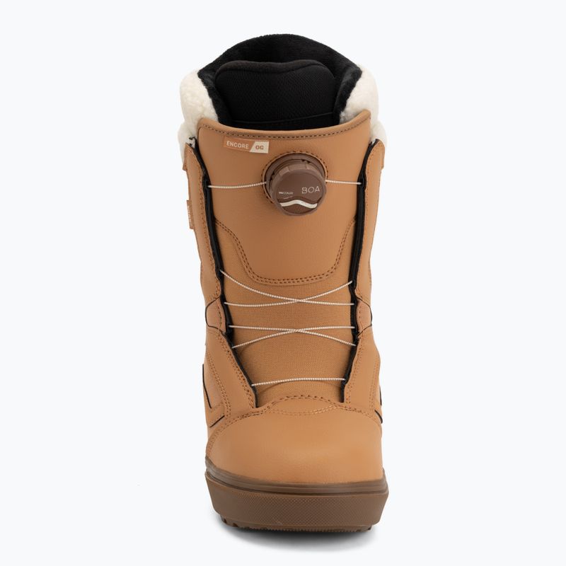 Scarponi da snowboard donna Vans Encore OG W tan/medium gum 3