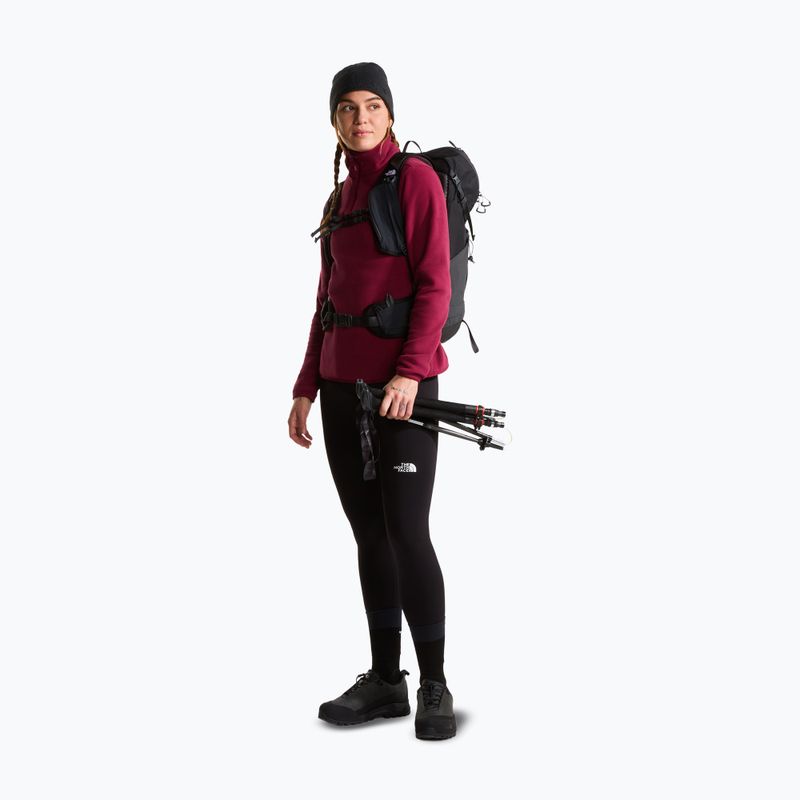 Pile donna The North Face Glacier Fleece 1/4 Zip burgundy crush 2