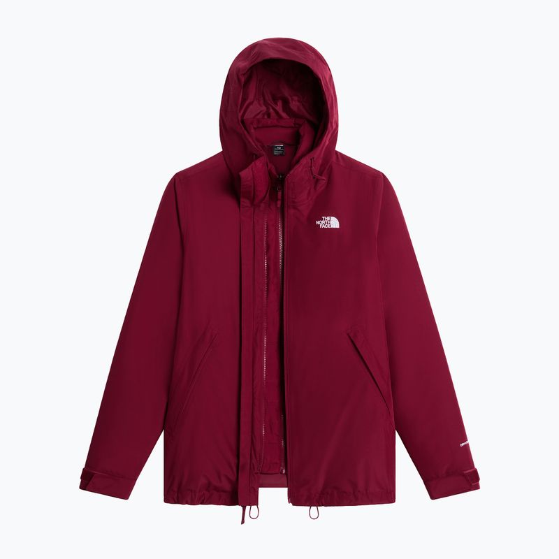 Giacca 3-in-1 da donna The North Face Carto Mono Triclimate Hooded burgundy crush 3