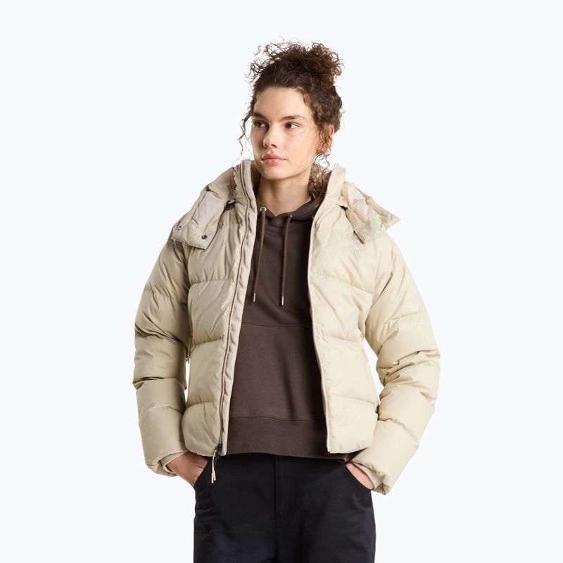 Piumino donna The North Face Hydrenalite City Down Hooded timeless taupe 4