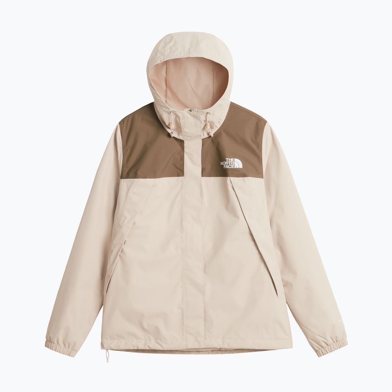 Giacca impermeabile da donna The North Face Antora Rain timeless taupe/garnet 5