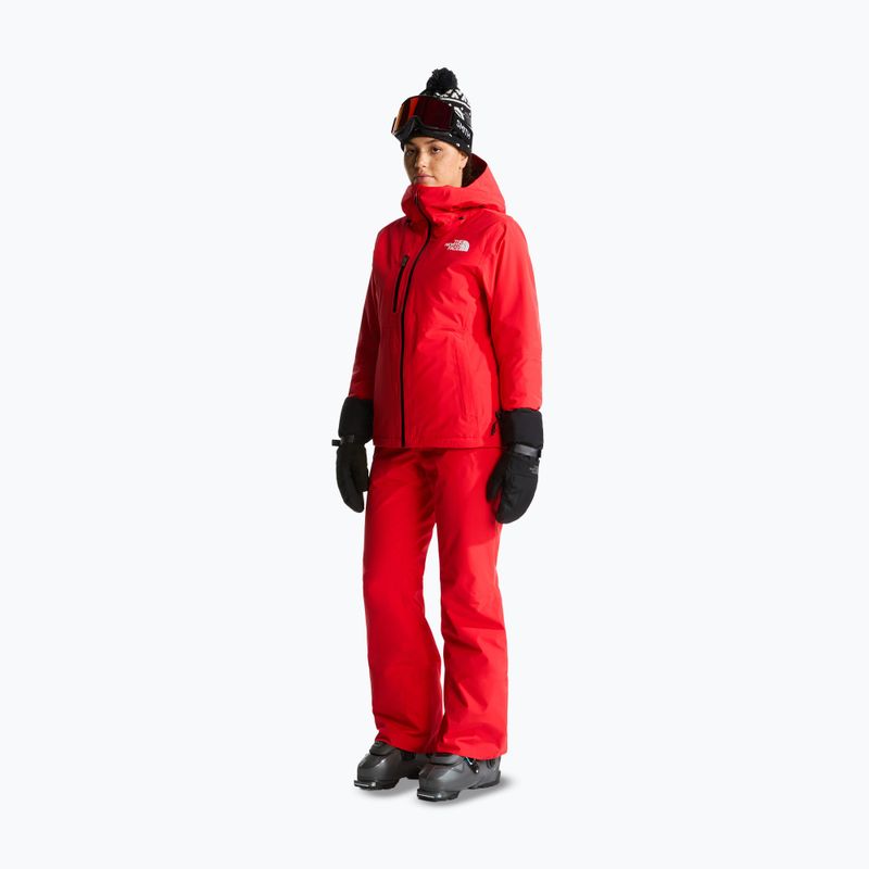 Giacca da sci da donna The North Face Descendit elevation red 2
