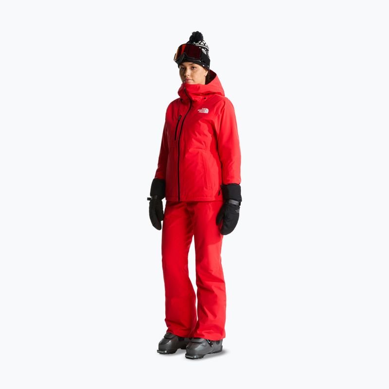 Pantaloni da sci da donna The North Face Descendit Regular elevation red 2