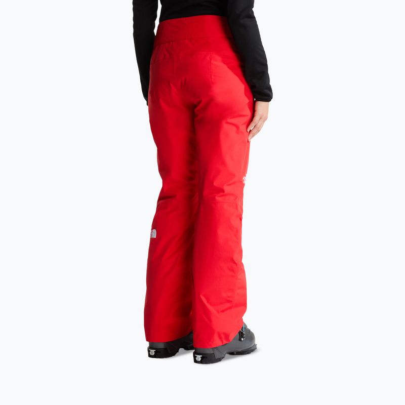 Pantaloni da sci da donna The North Face Descendit Regular elevation red 3
