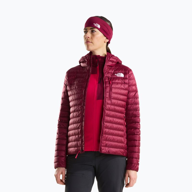Piumino donna The North Face Bettaforca Lt Down Hoodie burgundy crush/lali gur 4