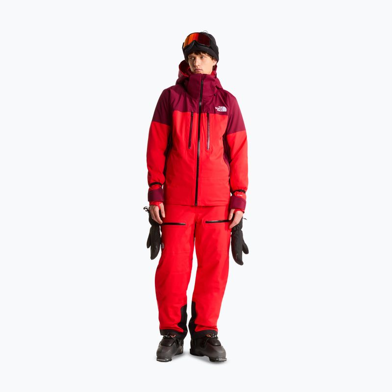 Pantaloni da sci da uomo The North Face Chakal elevation red 2