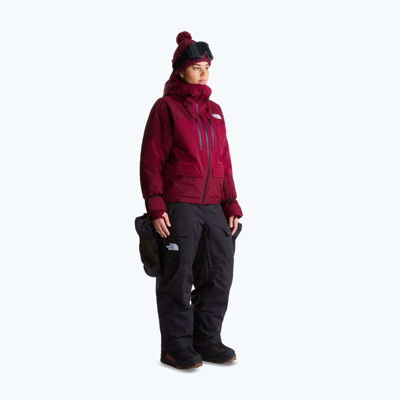 Giacca da sci da donna The North Face Powstar burgundy crush 2