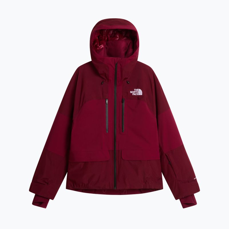 Giacca da sci da donna The North Face Powstar burgundy crush 5