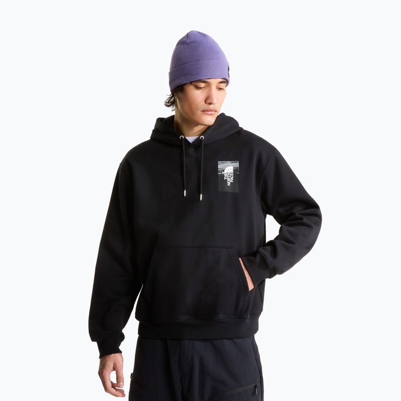 Felpa da uomo The North Face Apex '75 Collage Relaxed Hoodie tnf black