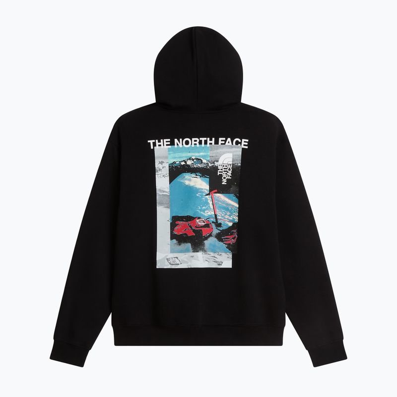 Felpa da uomo The North Face Apex '75 Collage Relaxed Hoodie tnf black 5