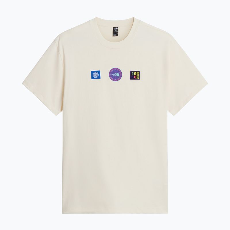 T-shirt da uomo The North Face Explorer Badges RLX SS Tee Graphic white dune 4
