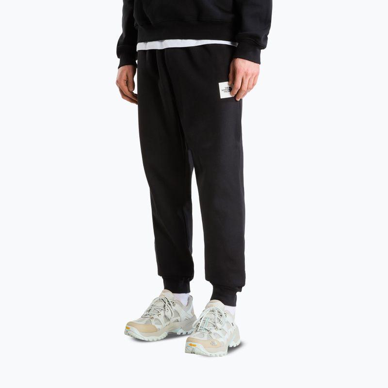 Pantaloni da uomo The North Face Evo Box Half Dome Regular Tappered tnf black