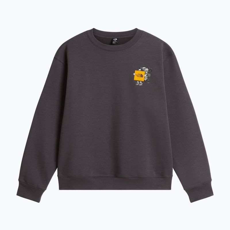 Felpa The North Face Gear Up Get Out RLX SS Tee Graphic anthracite grey 4