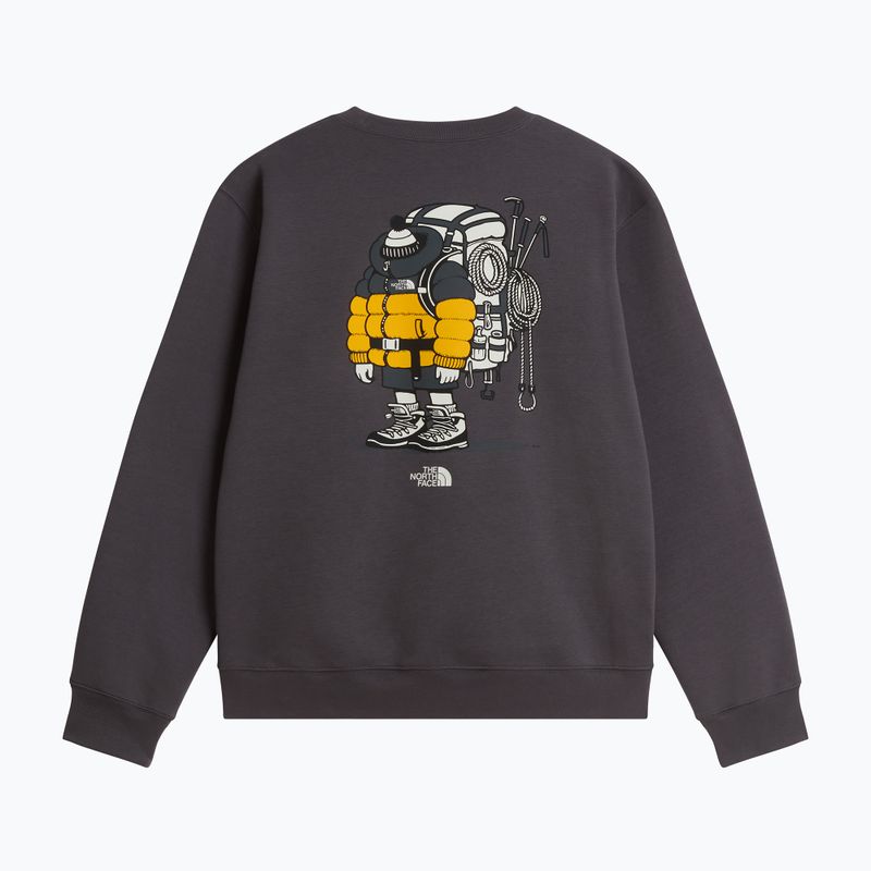 Felpa The North Face Gear Up Get Out RLX SS Tee Graphic anthracite grey 5