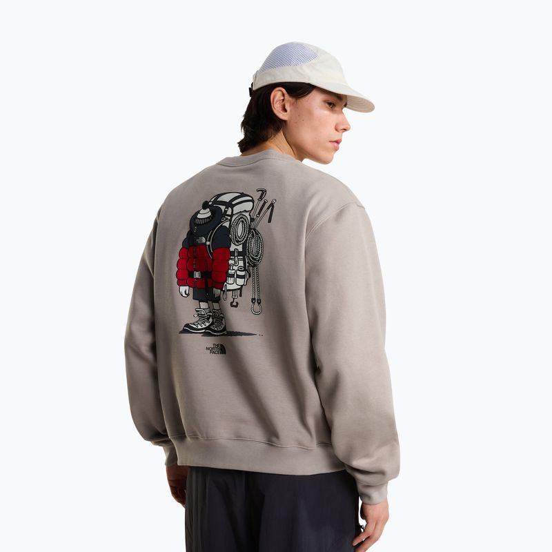 Felpa The North Face Gear Up Get Out RLX SS Tee Graphic stone slab 3