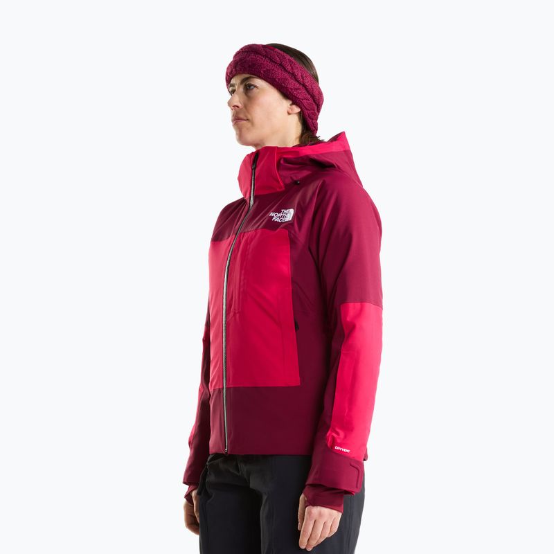 Giacca da sci da donna The North Face Lenado lali guran/burgundy cru