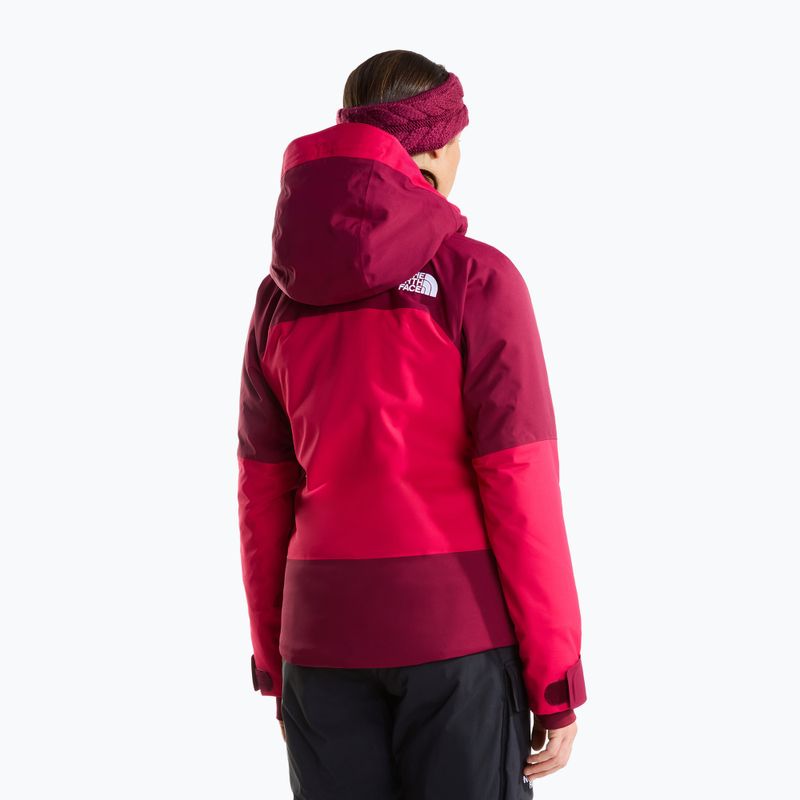 Giacca da sci da donna The North Face Lenado lali guran/burgundy cru 3