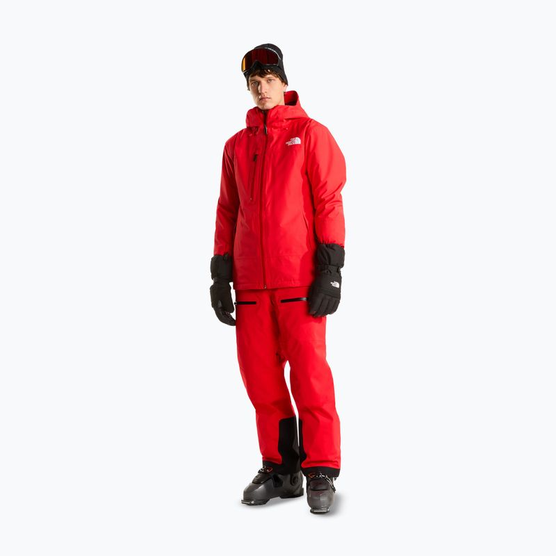 Giacca da sci da uomo The North Face Descendit elevation red 2