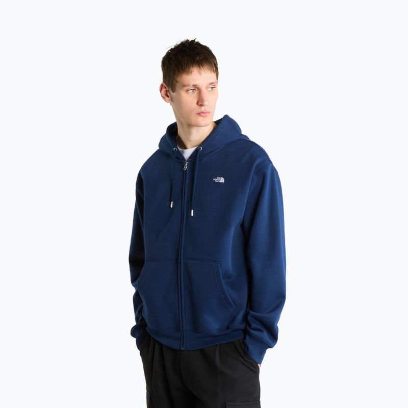 Felpa da uomo The North Face Essential Simple Dome RLX Full Zip summit navy