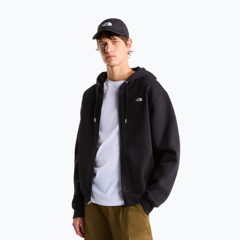 Felpa da uomo The North Face Essential Simple Dome RLX Full Zip tnf black 4
