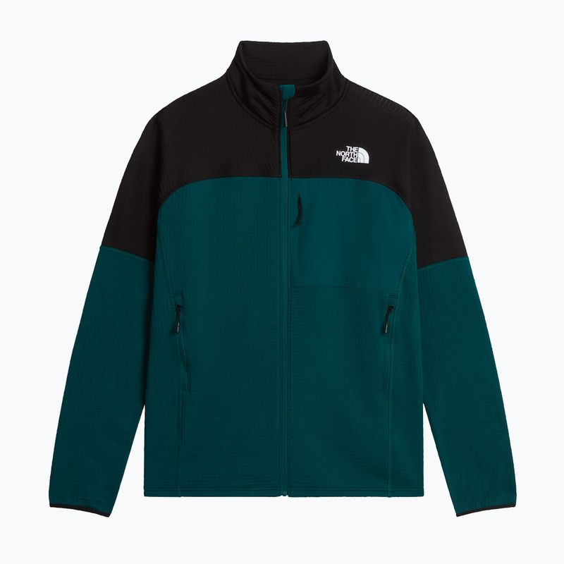 Felpa da trekking uomo The North Face Polartec Powergrid Stormgap pacific teal/tnf black 5