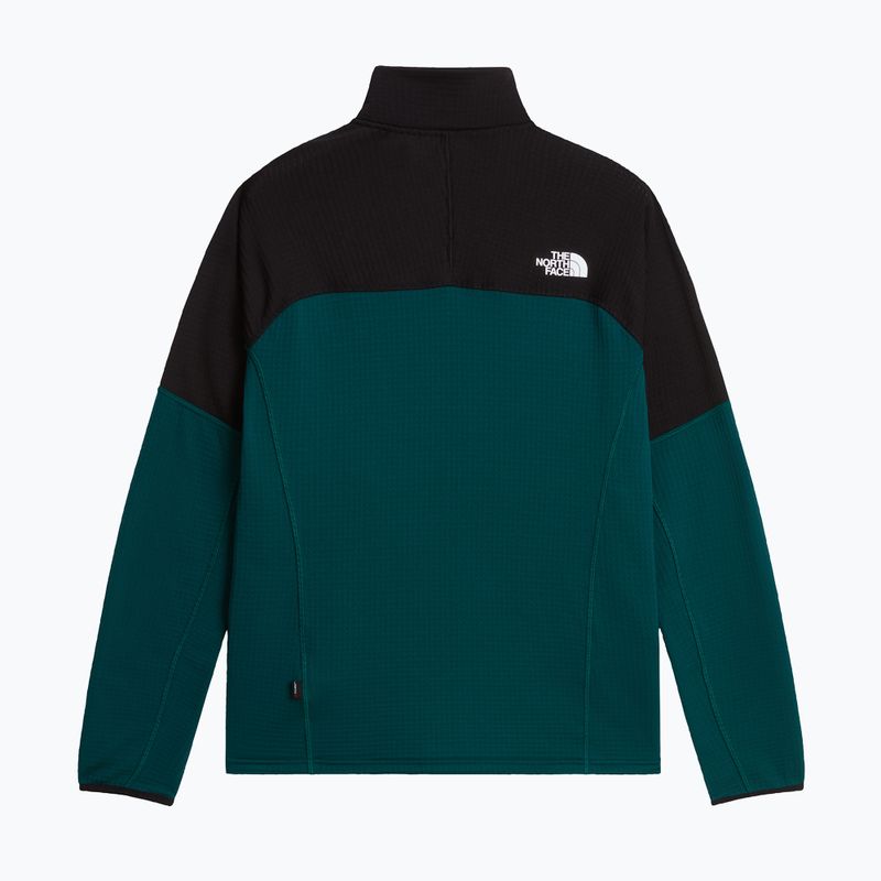 Felpa da trekking uomo The North Face Polartec Powergrid Stormgap pacific teal/tnf black 6