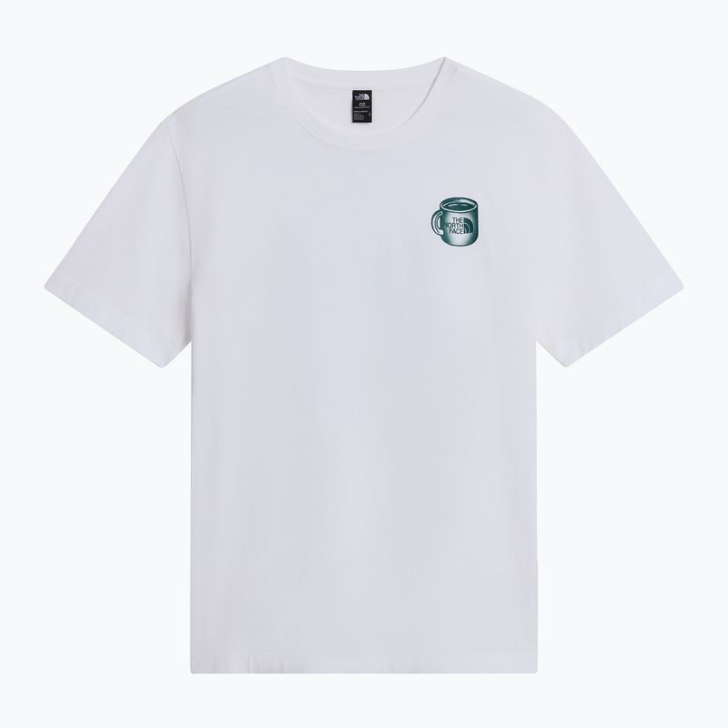 T-shirt da uomo The North Face Basecamp Barista Rlx tnf white/pacific teal 4