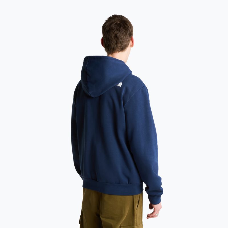 Felpa da uomo The North Face Evo Box Half Dome Regular Full Zip Hoodie summit navy 3