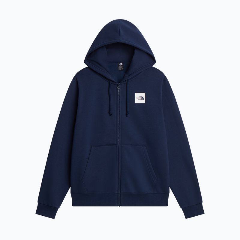 Felpa da uomo The North Face Evo Box Half Dome Regular Full Zip Hoodie summit navy 5