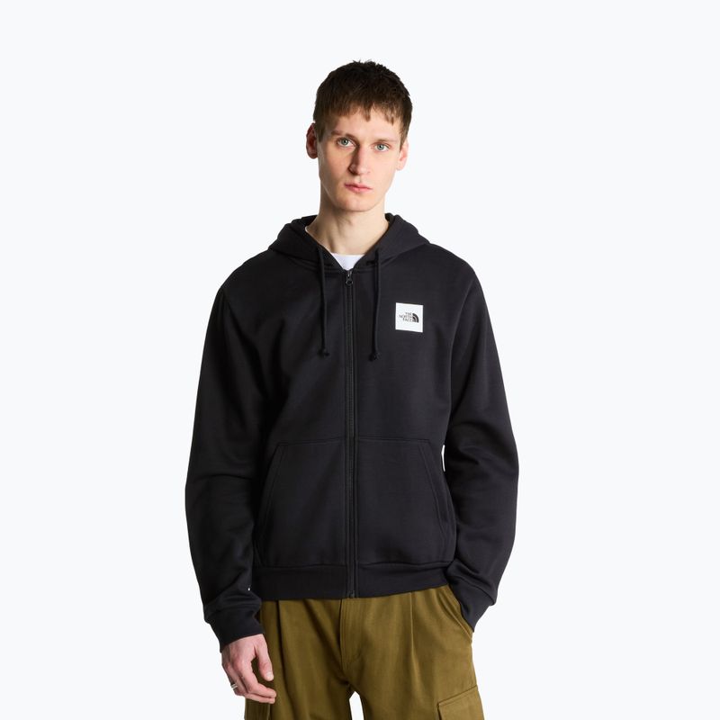 Felpa da uomo The North Face Evo Box Half Dome Regular Full Zip Hoodie tnf black 4