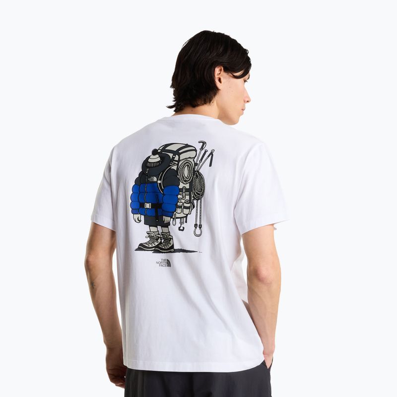 Maglietta The North Face Gear Up Get Out RLX SS Tee Graphic tnf white 3