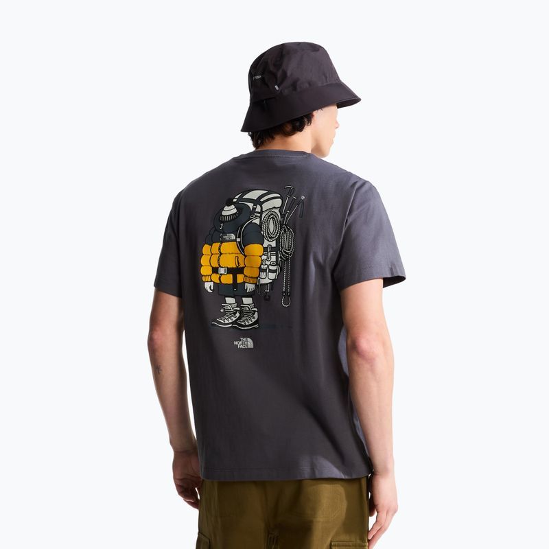 Maglietta The North Face Gear Up Get Out RLX SS Tee Graphic anthracite grey 3