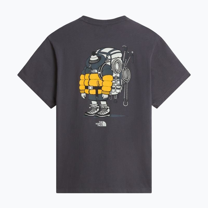 Maglietta The North Face Gear Up Get Out RLX SS Tee Graphic anthracite grey 5